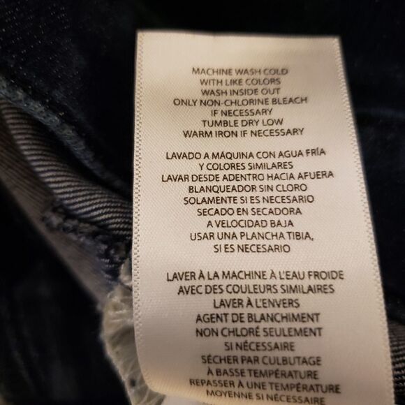 Michael kors skinny dark wash capris size 10 - Picture 4 of 6